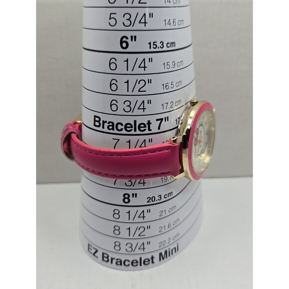 Hello Kitty Sanrio Accutime HK5078TM Pink Gold Bow Charm Watch New Battery W Box main image 13